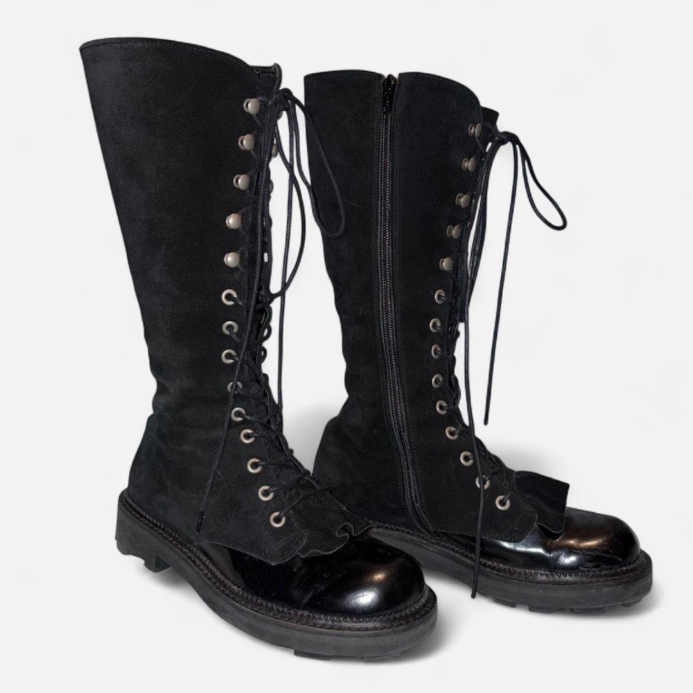 Fluevog Duffy Black Boots